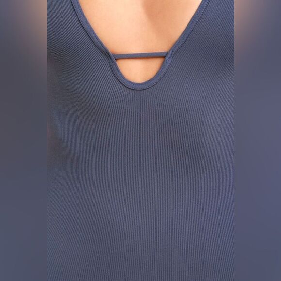 Free People Intimates Bodysuit In Slate Blue - Picture 4 of 5